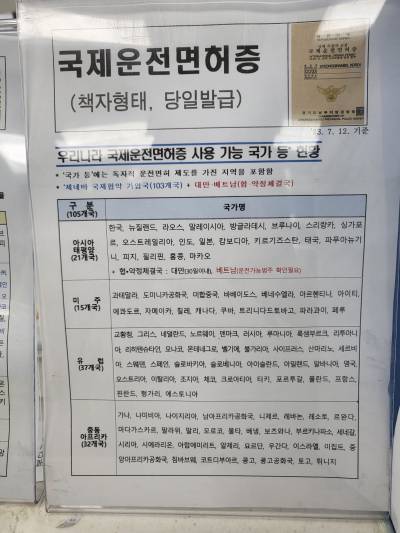 국제면허발급-안내문