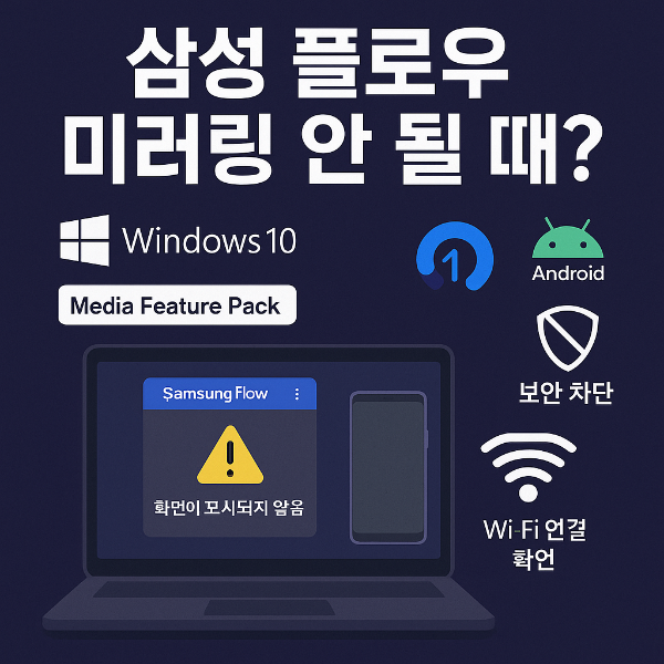 삼성 플로우 미러링 썸네일 이미지입니다.