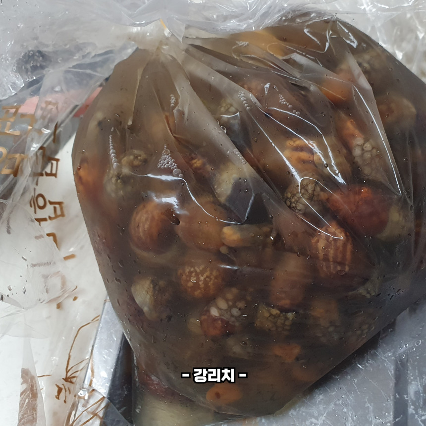 미더덕 보관법