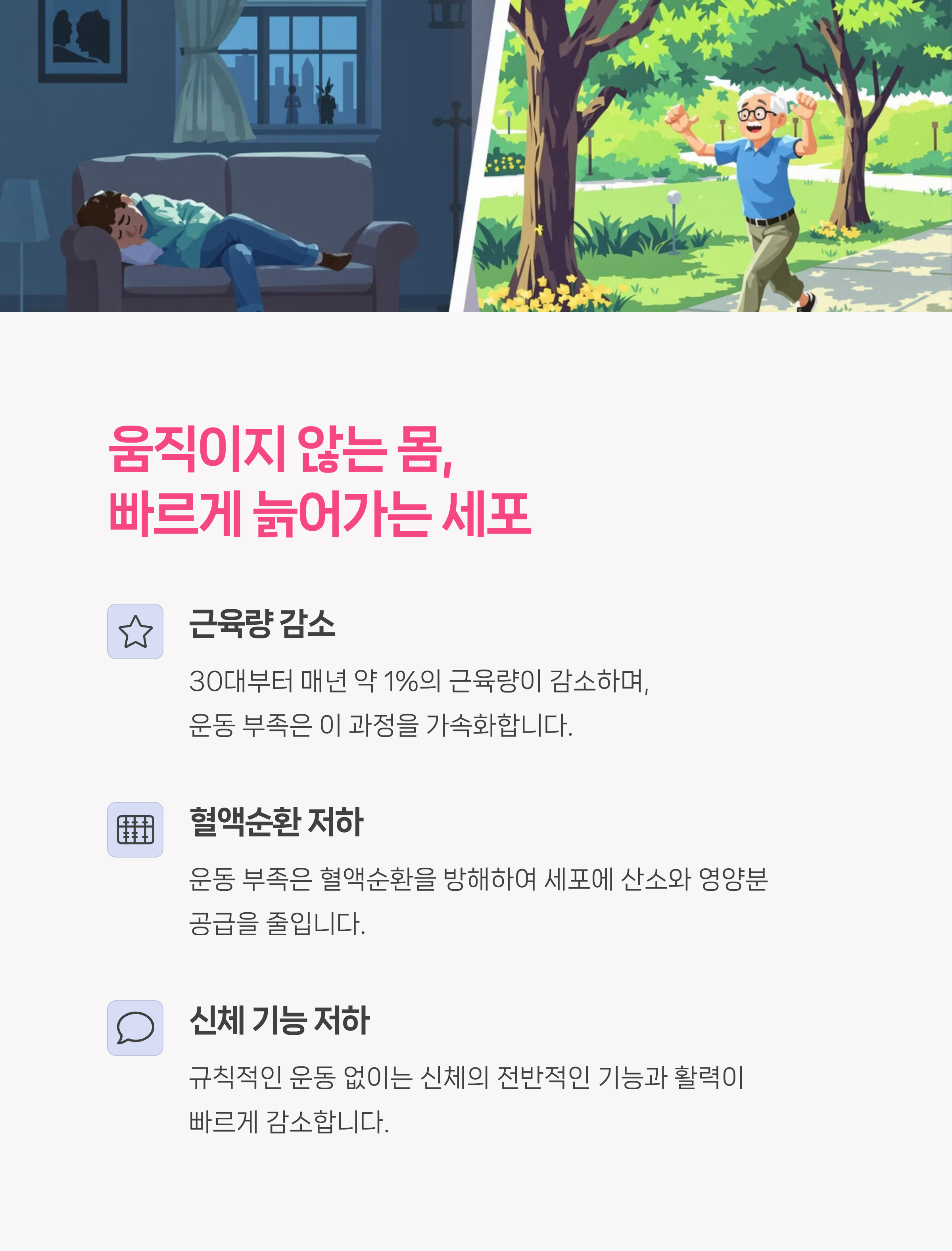 규칙적인 운동