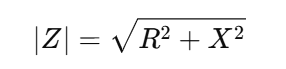 임피던스 크기 공식