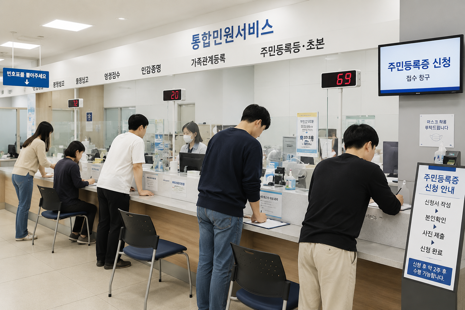 주민등록증 재발급 방법 (신청절차, 준비물, 수령기간)