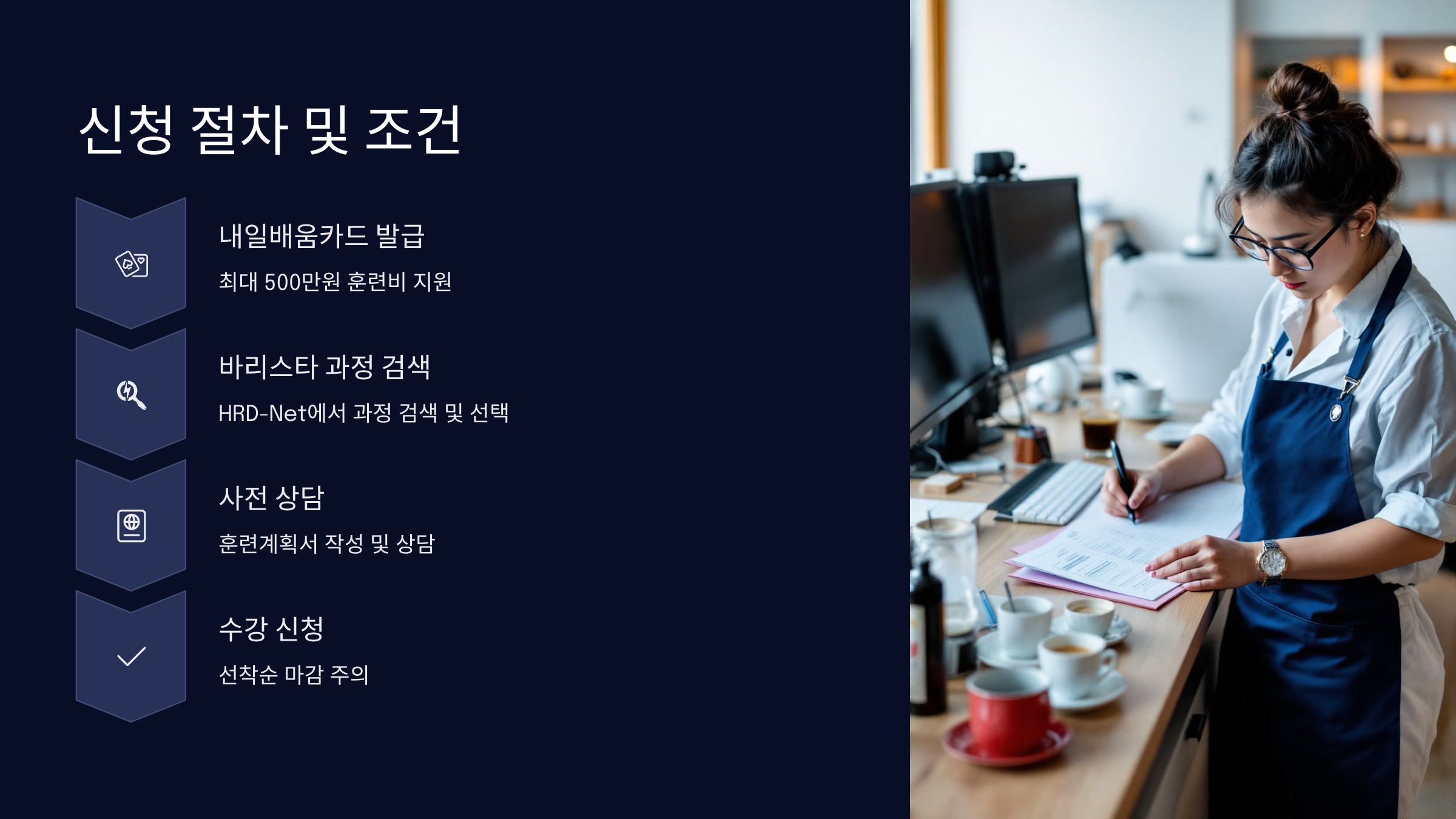 신청 절차 및 조건