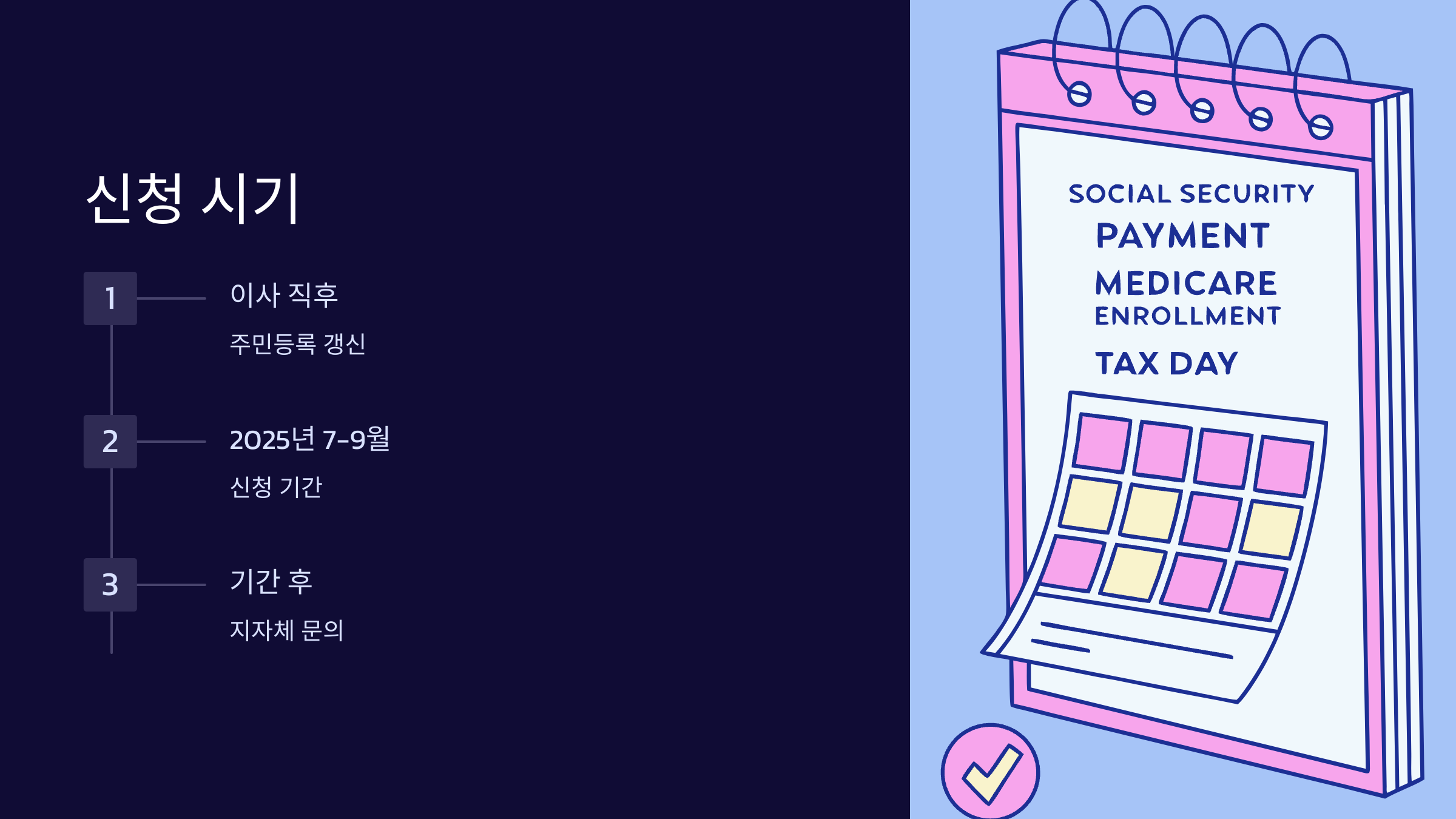 신청 시기