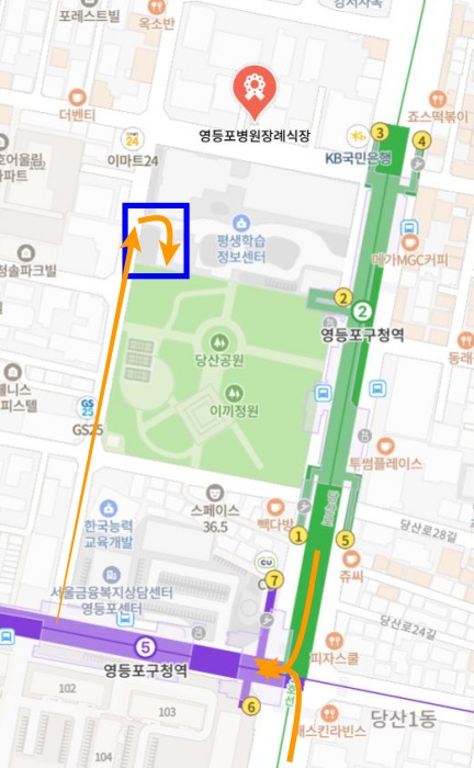 네이버지도 영등포병원장례식장