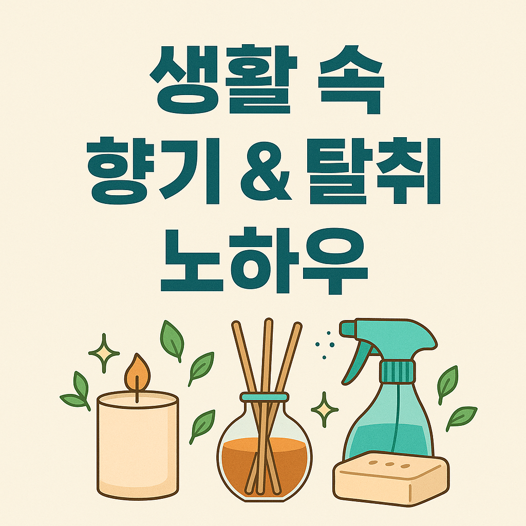 생활 속 향기 & 탈취 노하우