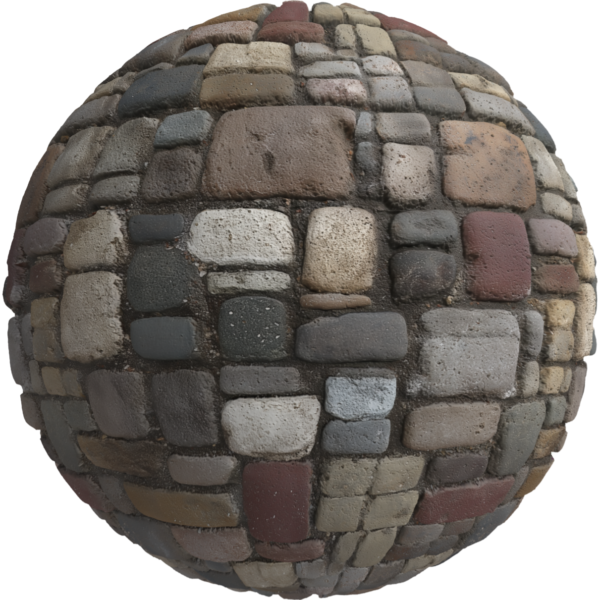 varied colored stone floor texture 2