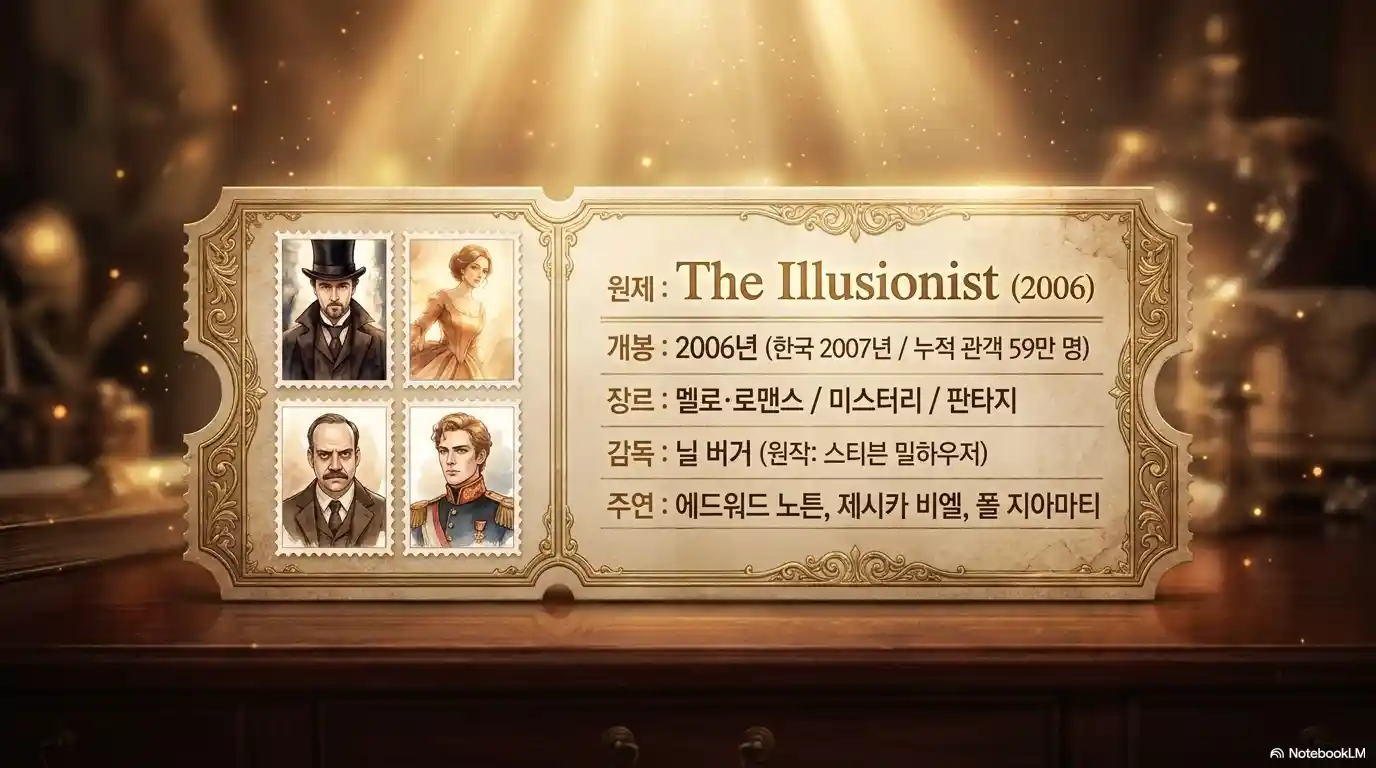 영화 일루셔니스트 뜻 줄거리 결말 정보