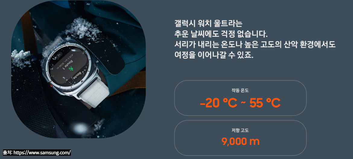 삼성 갤럭시워치 울트라 특징 설명 이미지