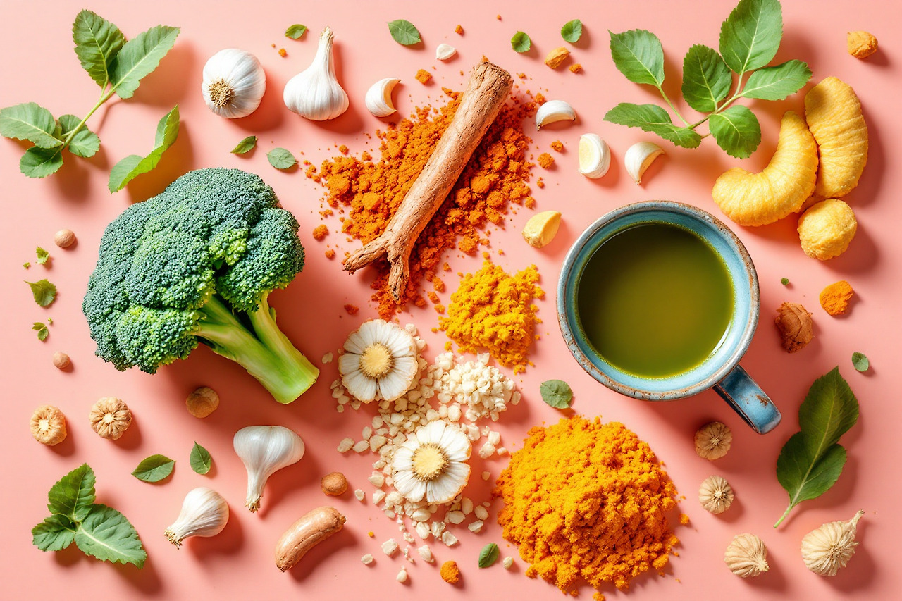 간에 좋은 음식들