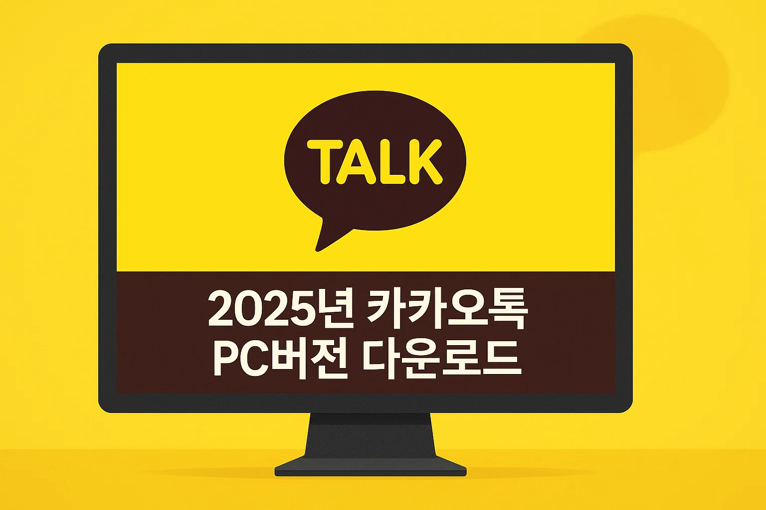 카카오톡 PC버전 다운로드·설치·자동로그인