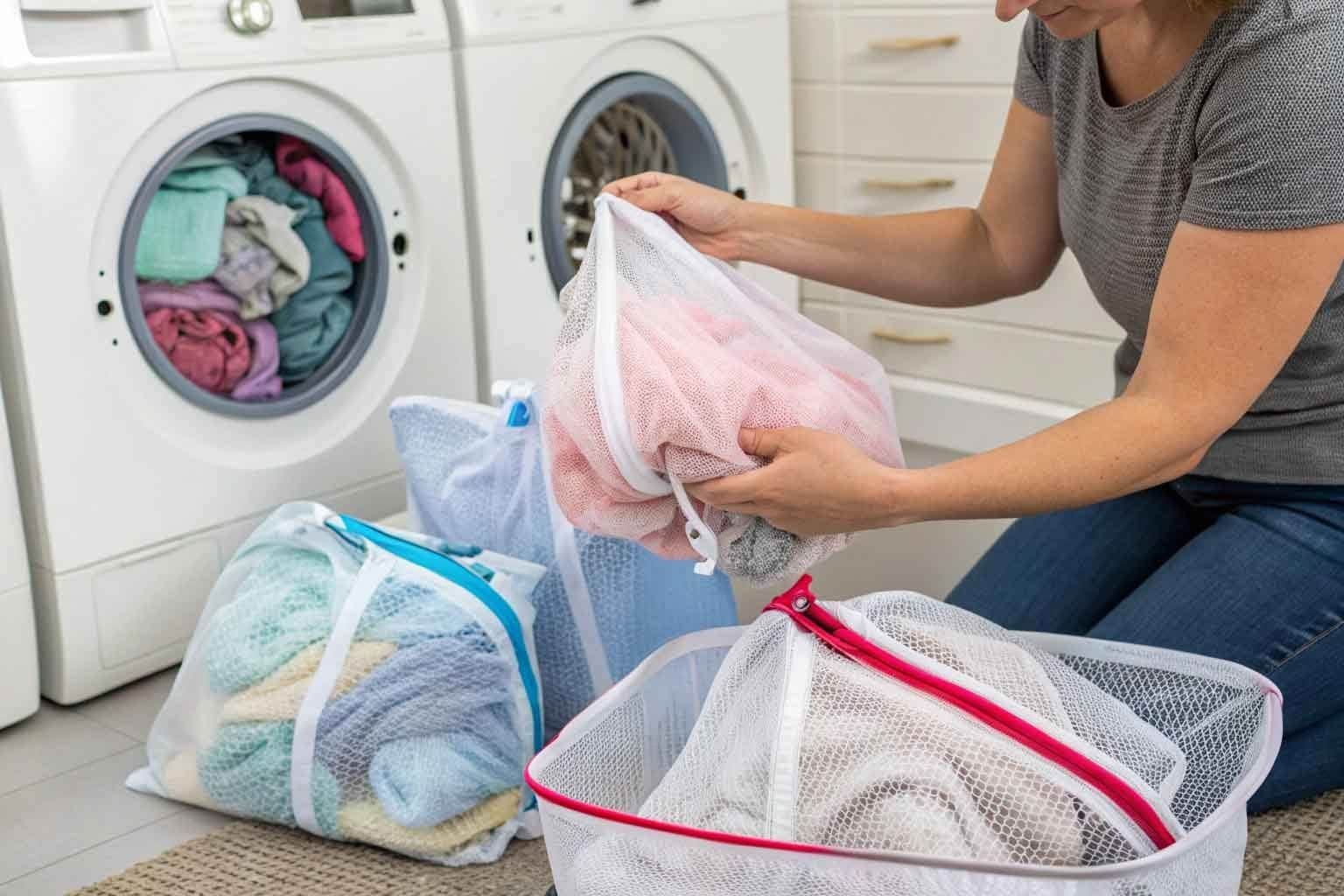 세탁망 고르는법 세탁 후 옷 보호 결과