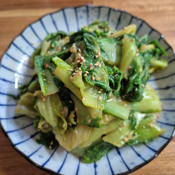 봄동 나물 무침 초간단 레시피