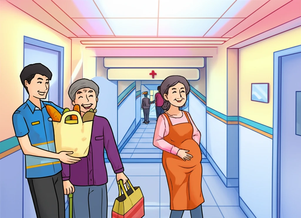 노후 엘리베이터 교체 중 계단 이용 ..