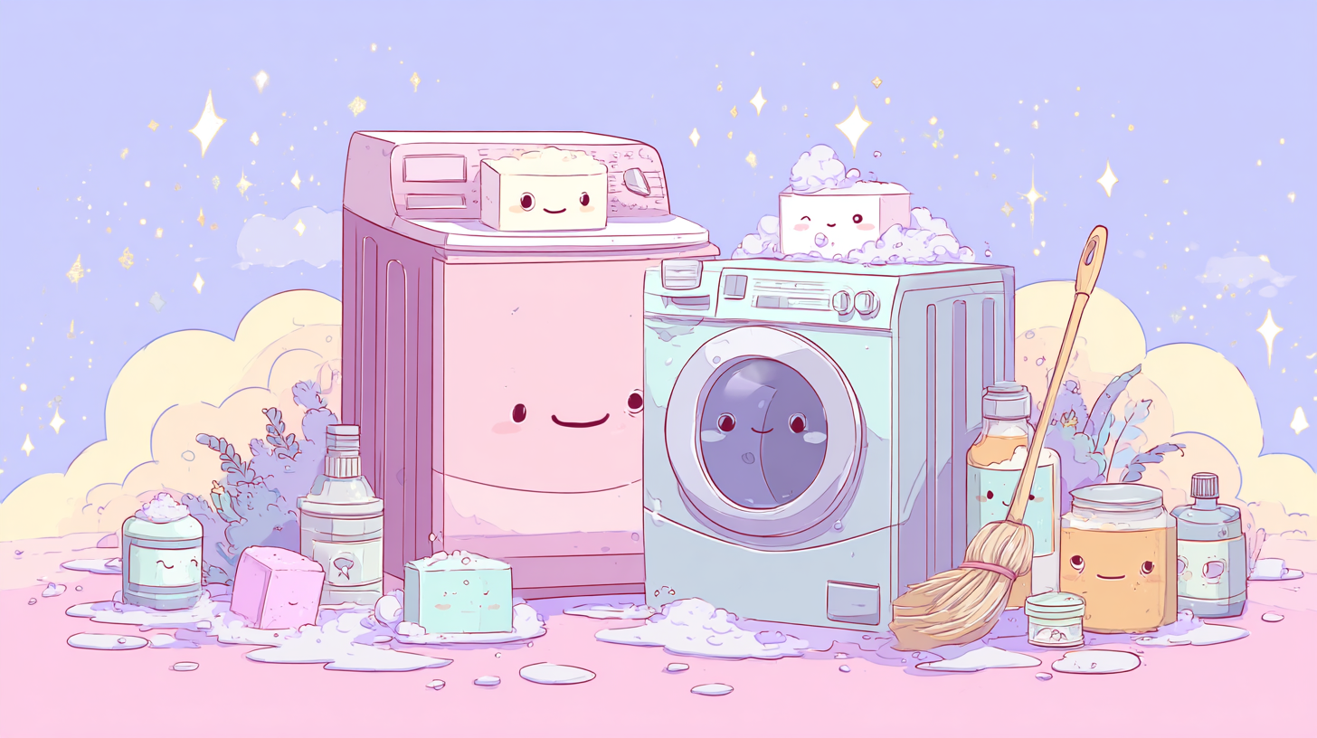 세탁기 냄새 원인, 청소방법