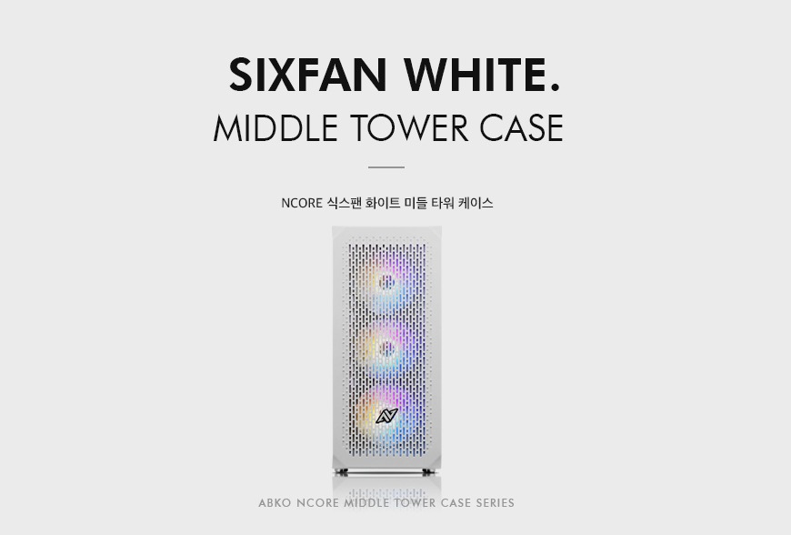 ABKO NCORE Six-Pan Full Acrylic LUNAR RGB