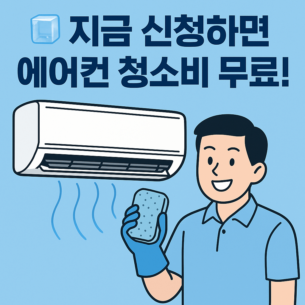 아토피·천식 예방 관리사업 대상자에게는 냉방청소가 특히 중요합니다.