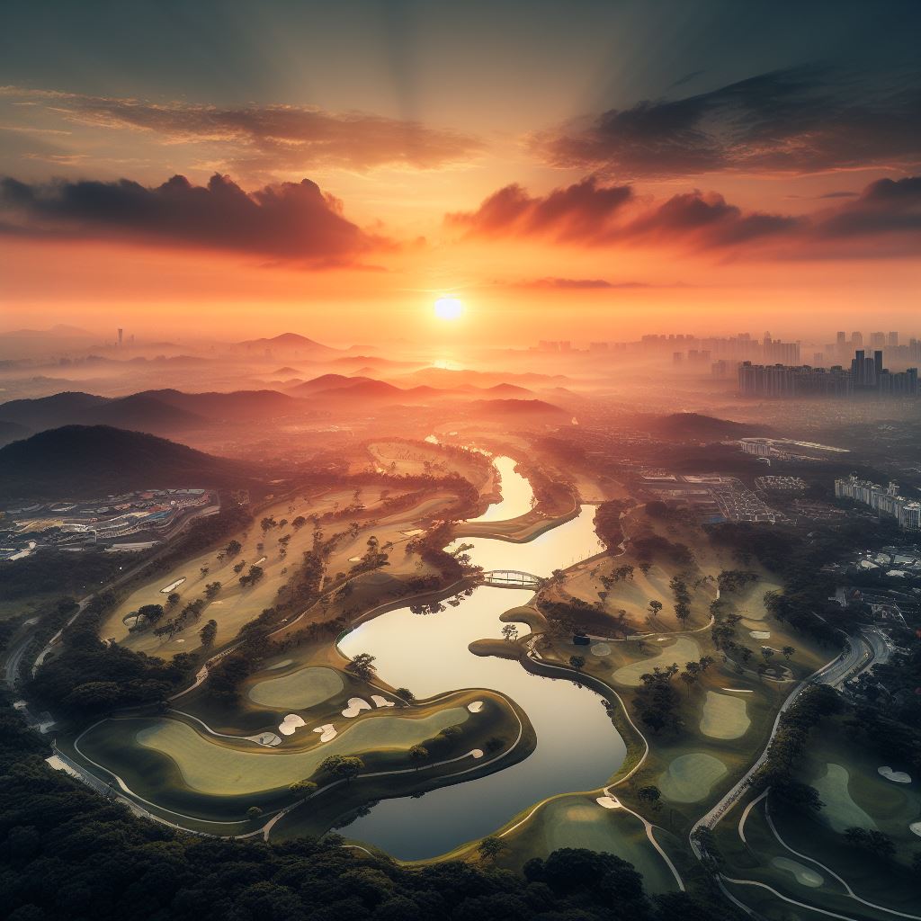 고양CC 골프장 전경