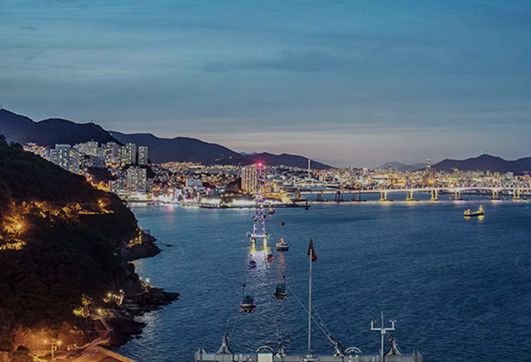 송도 케이블카 야경