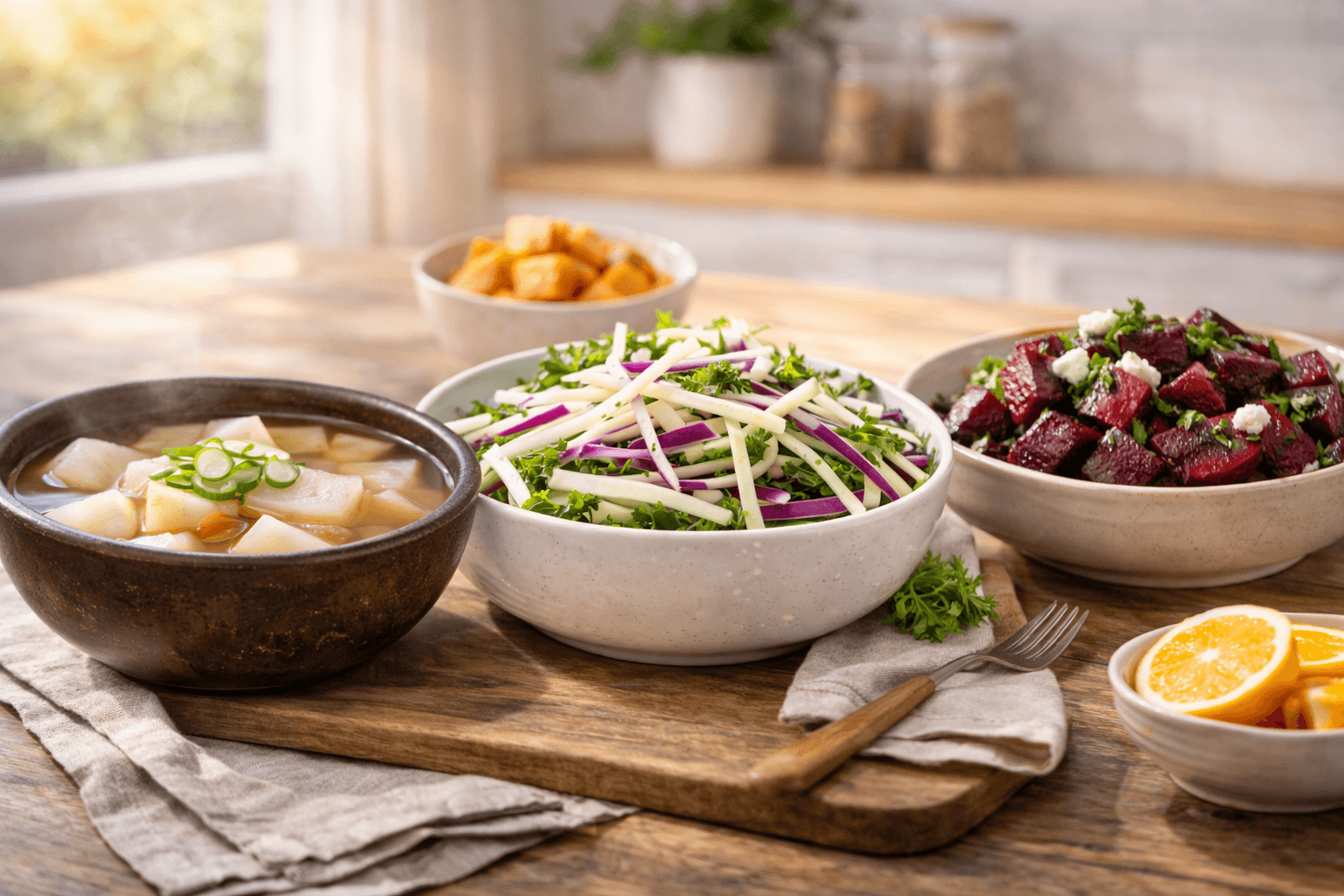 요리 활용도 및 저장성 비교