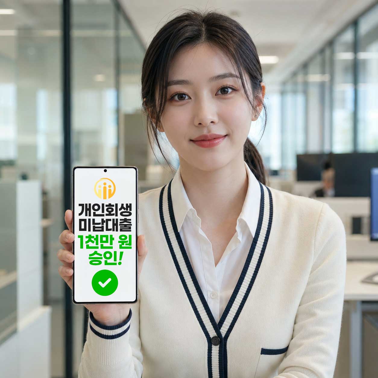 개인회생미납대출 4대미가입 위촉직 통신비 미납 기대출 없음 1,000만 원 당일 승인 사례