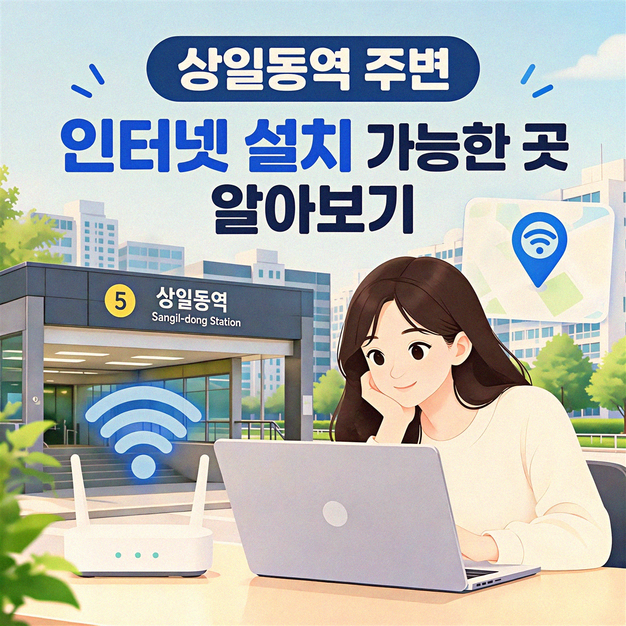 상일동역 근처에서 기가인터넷, 어떻게 신청해야 할까?