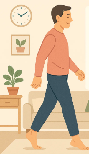 식후 혈당 스파이크 막는 까치발 걷기의 과학적 효과