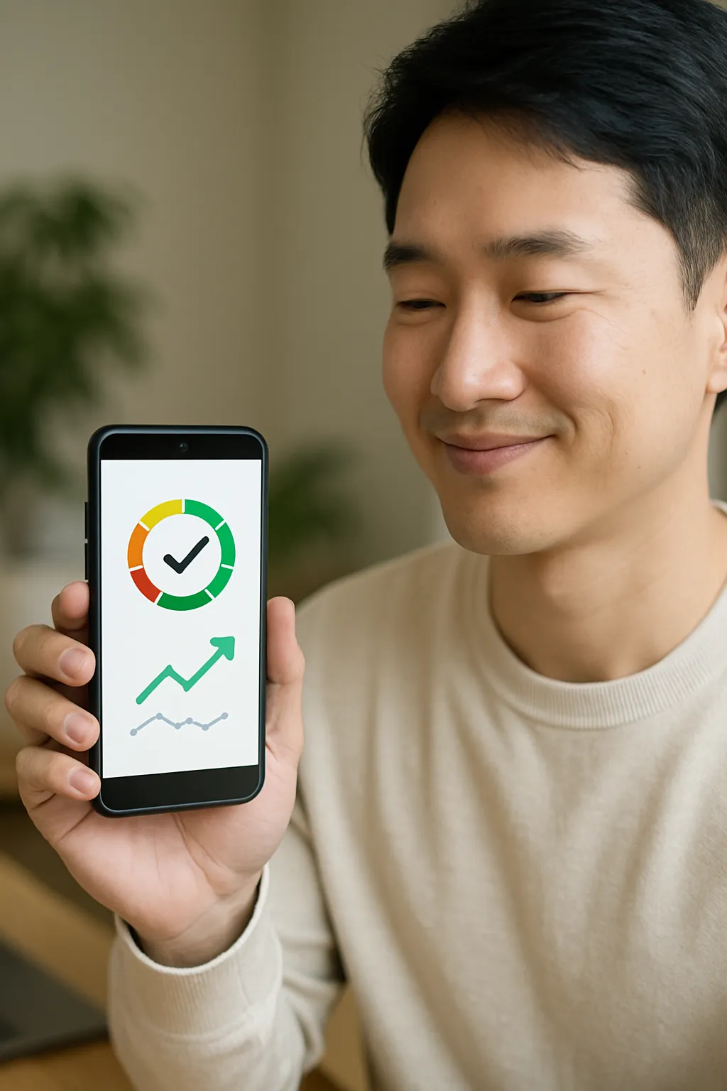 신용점수 조회 중