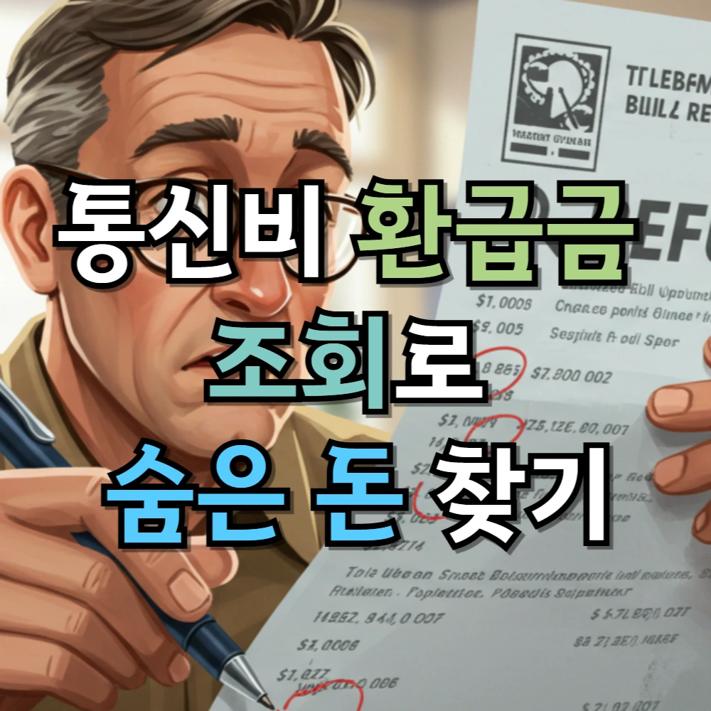 통신비 환급금 조회로 숨은 돈 찾기