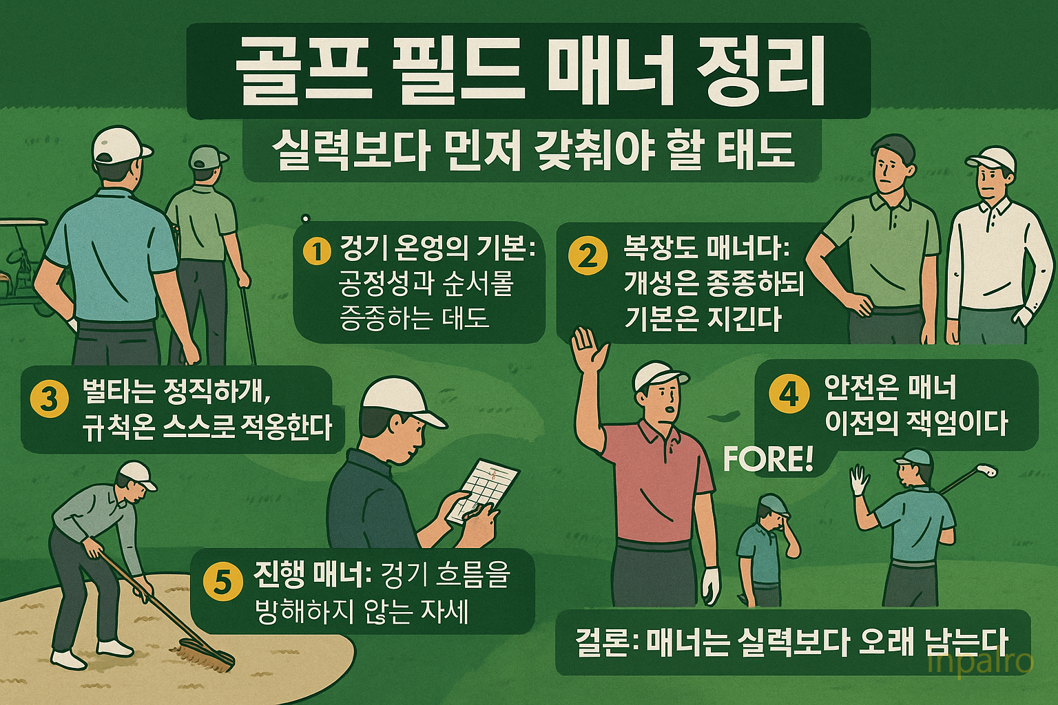 필드매너정리 이미지