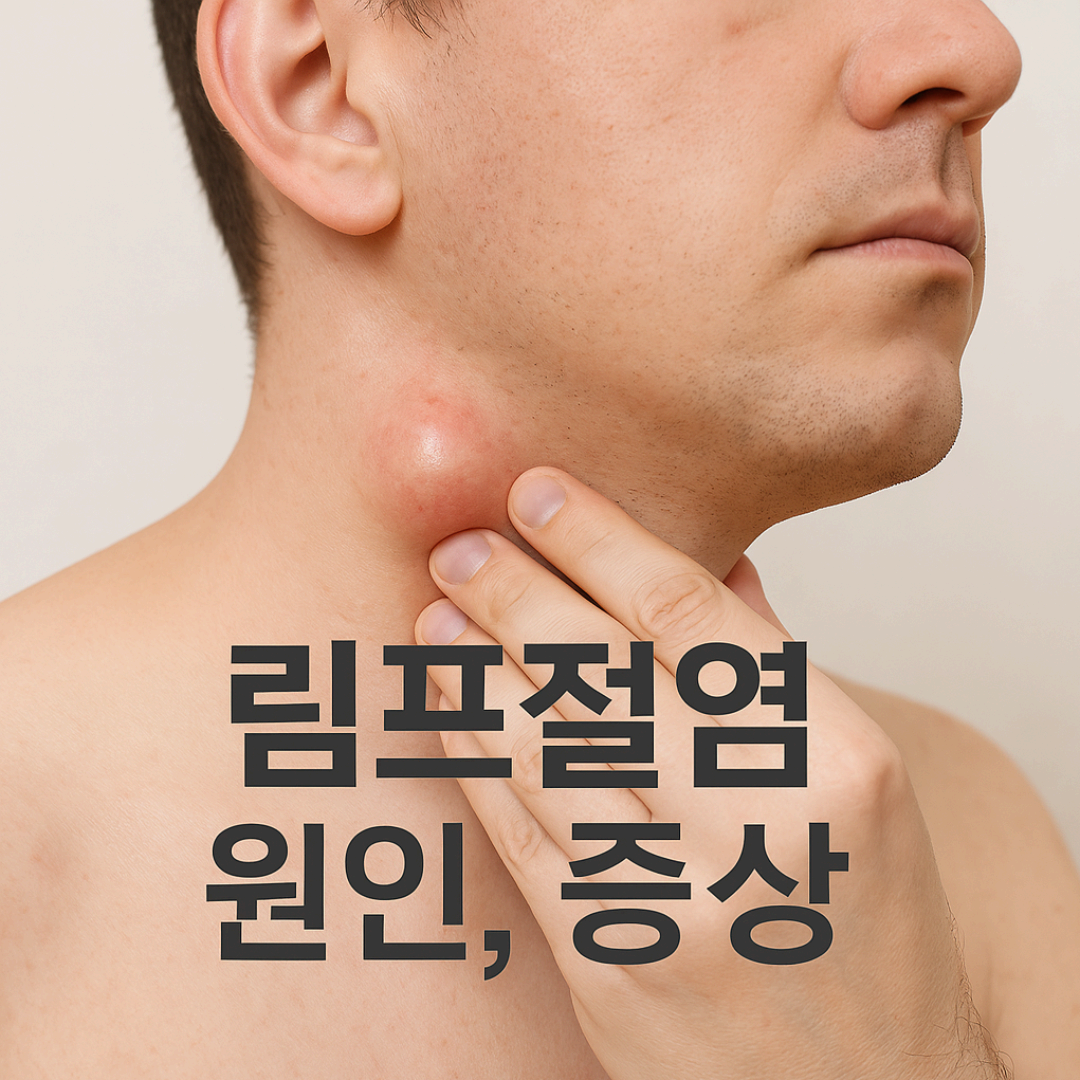 목 주변 덩어리? 림프절염 증상일 수 있어요
