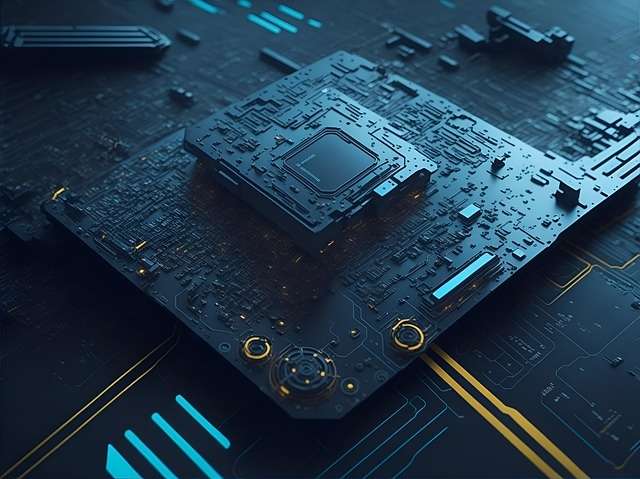 PC의 GPU CPU 하드웨어 사진