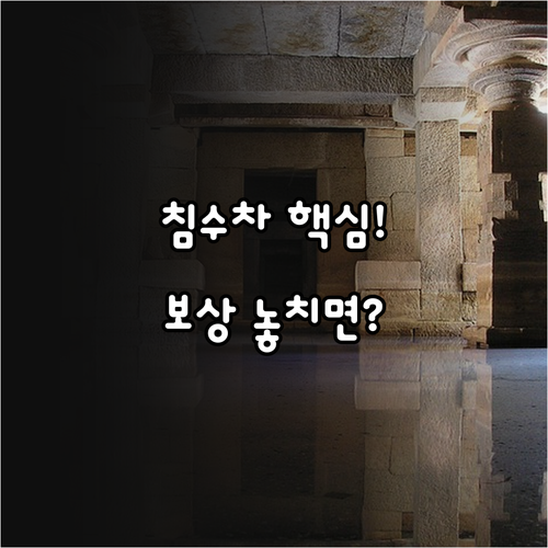 침수차 판별법과 구매 후 보상 기간 ..