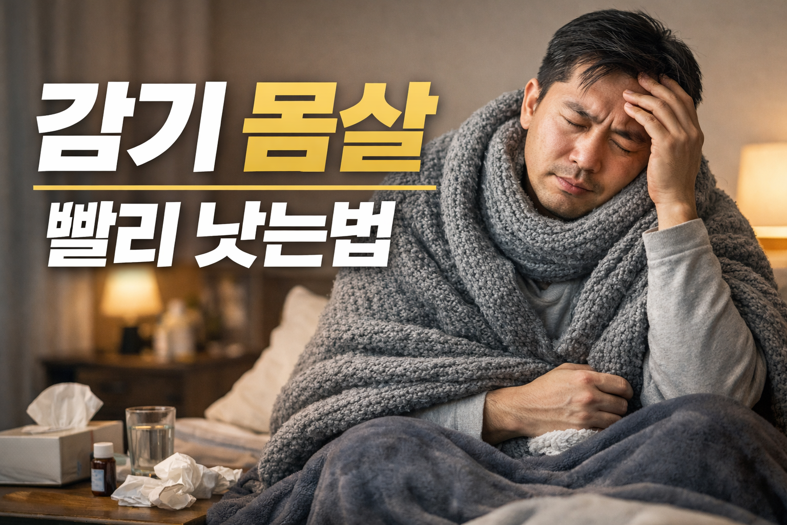 감기 몸살 빨리 낫는법