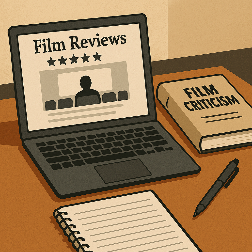 영화 리뷰 사이트 장면 일러스트