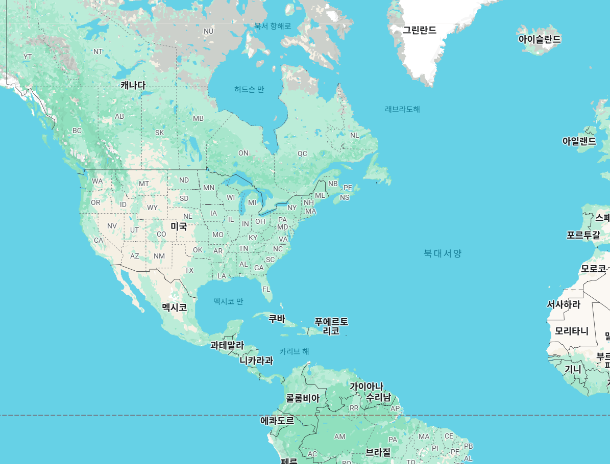 세계-지도-한글판