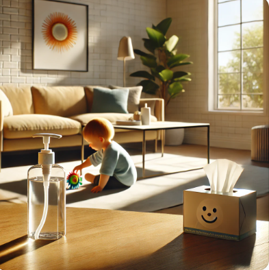 어린이 전용 손 소독제 유아용 가습기