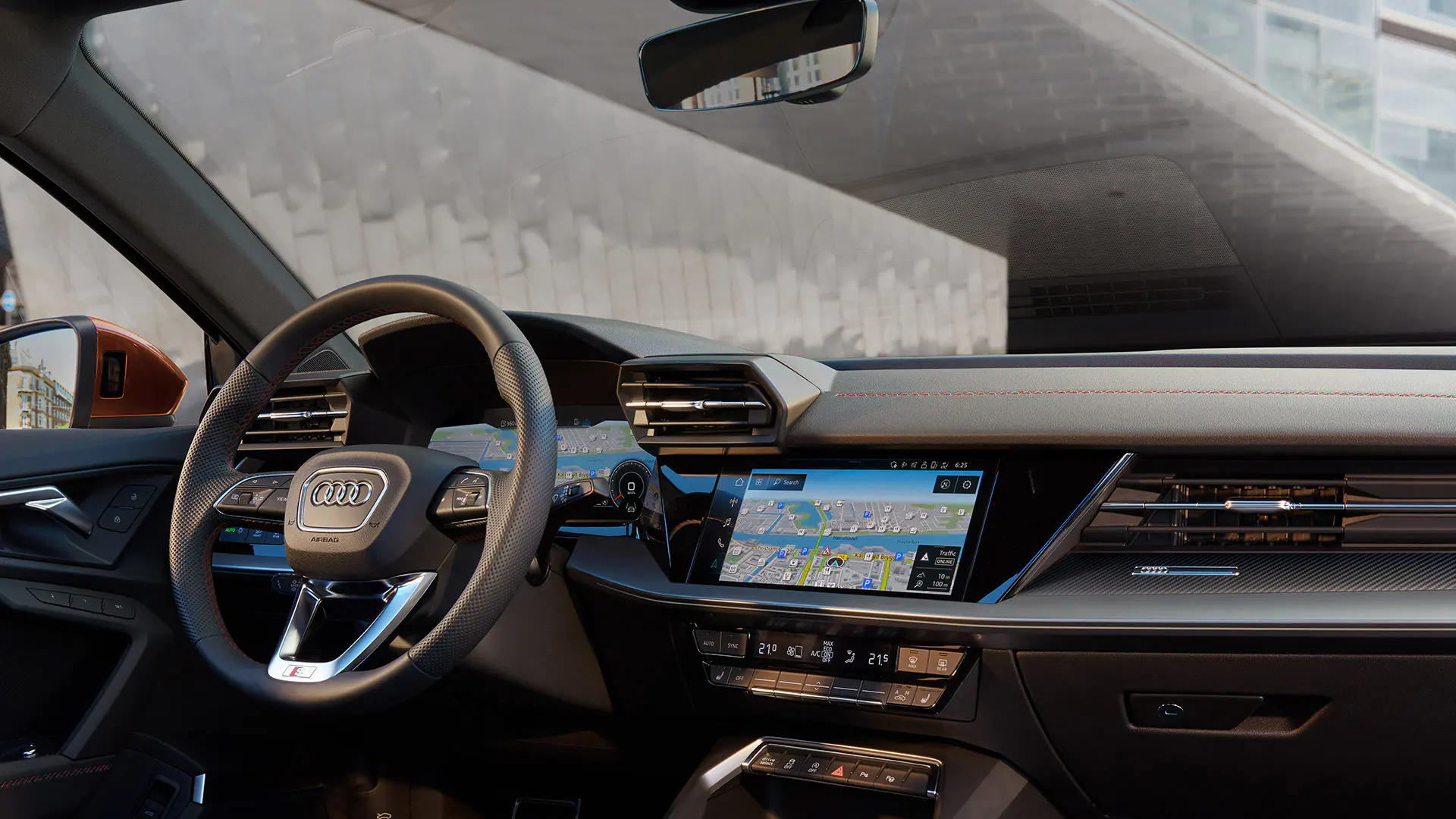 아우디 A3 실내 디테일