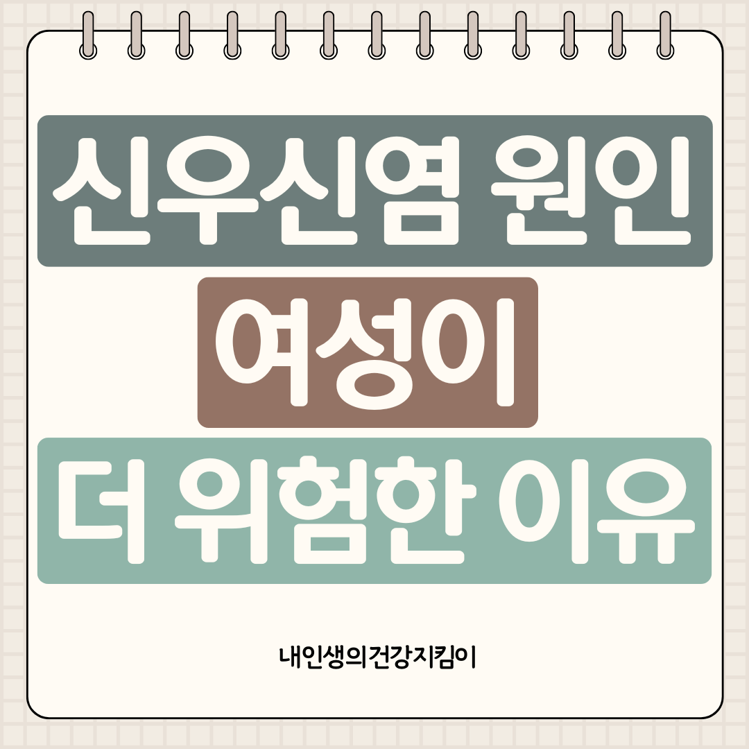 신우신염 원인 5가지와 여성이 더 위험한 이유 ❘ 감기로 오해하지 마세요