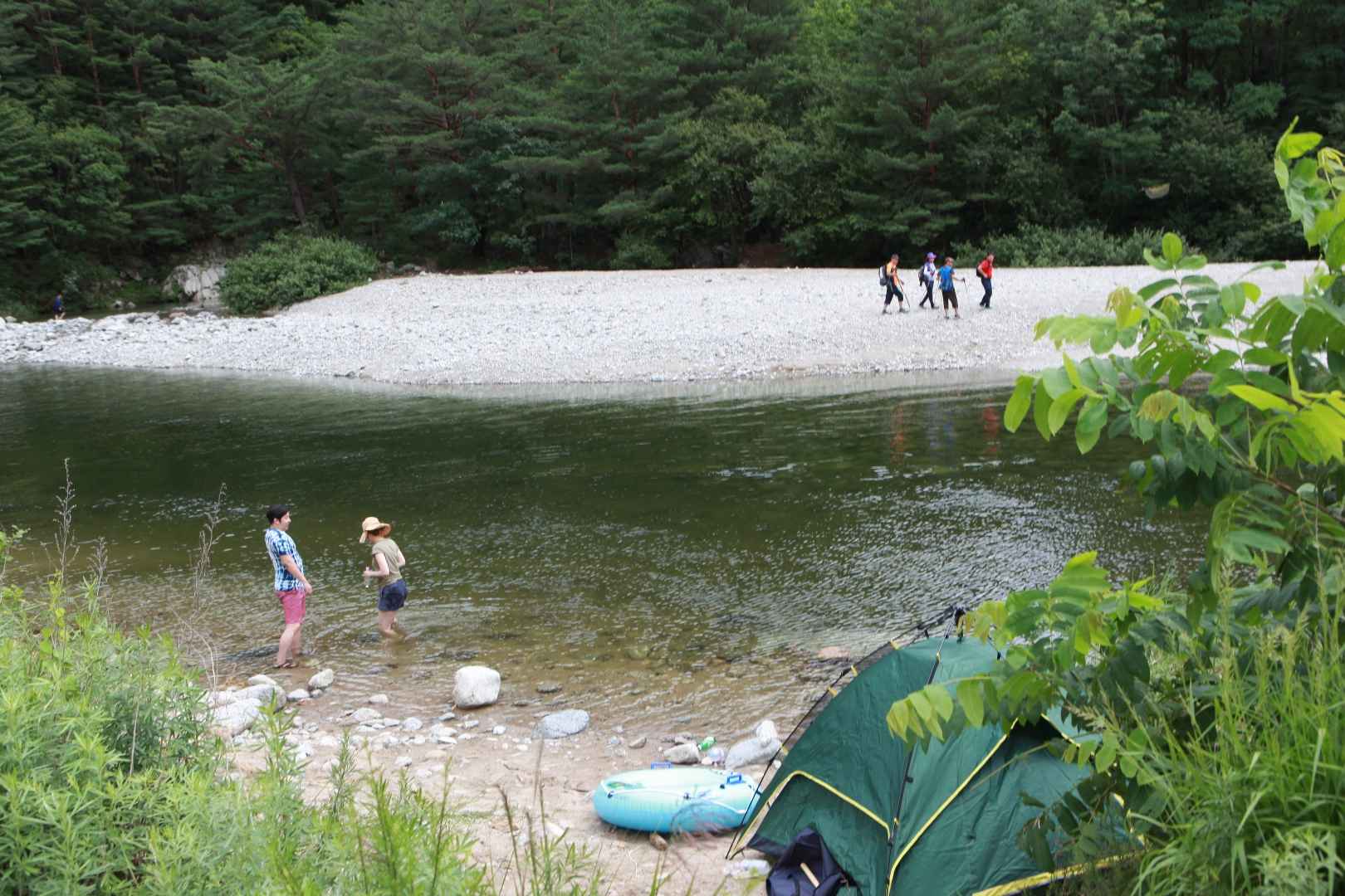 인제 아침가리골 계곡 트레킹