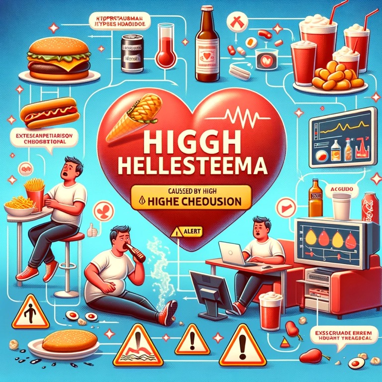 고지혈증 위험 알림 이미지