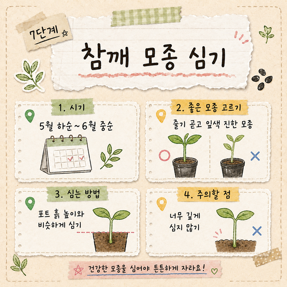 참깨 파종시기