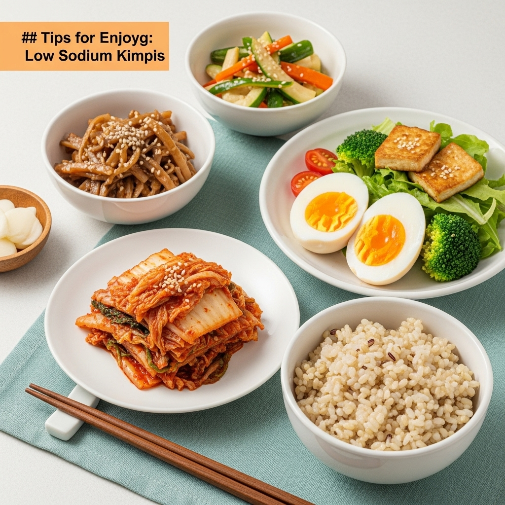 맛있게 먹는 팁: 저염 김치와 어울리는 식단