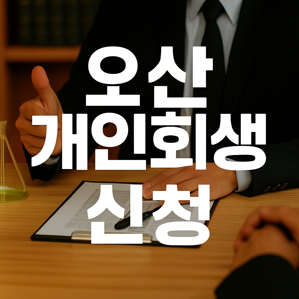 오산 개인회생 신청