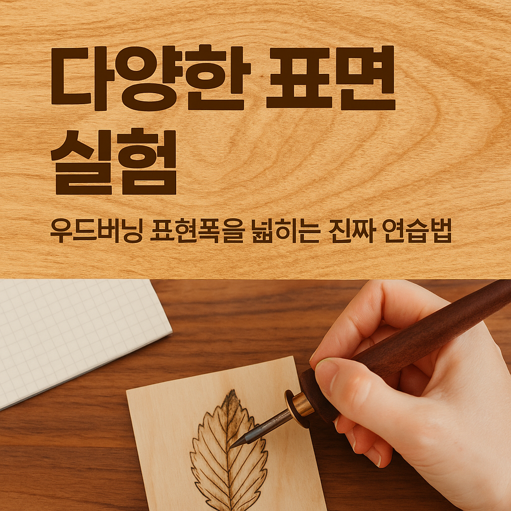 다양한 표면 실험