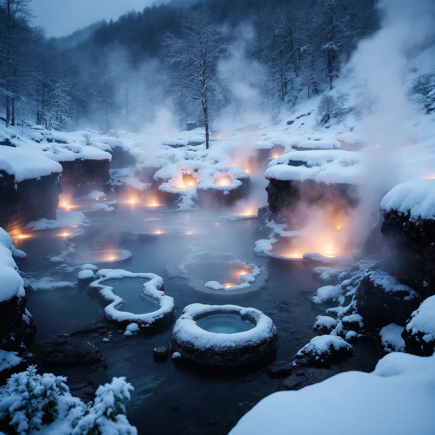 일본 겨울 온천 여행 추천지 BEST 5: 힐링과 풍경을 동시에 즐기기