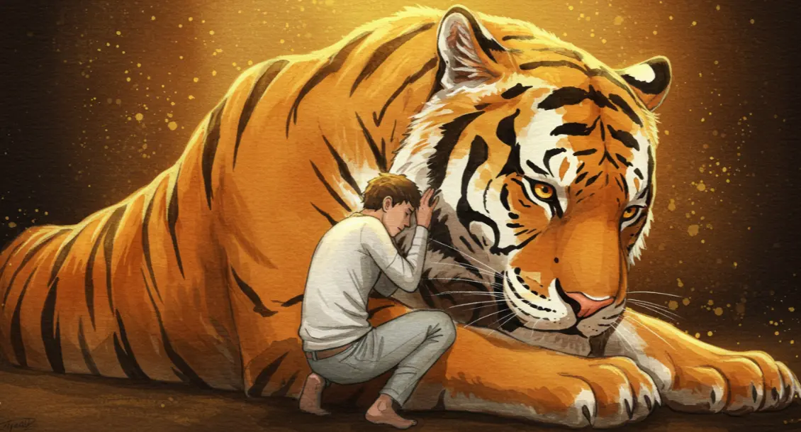 호랑이를 안는 꿈 해몽