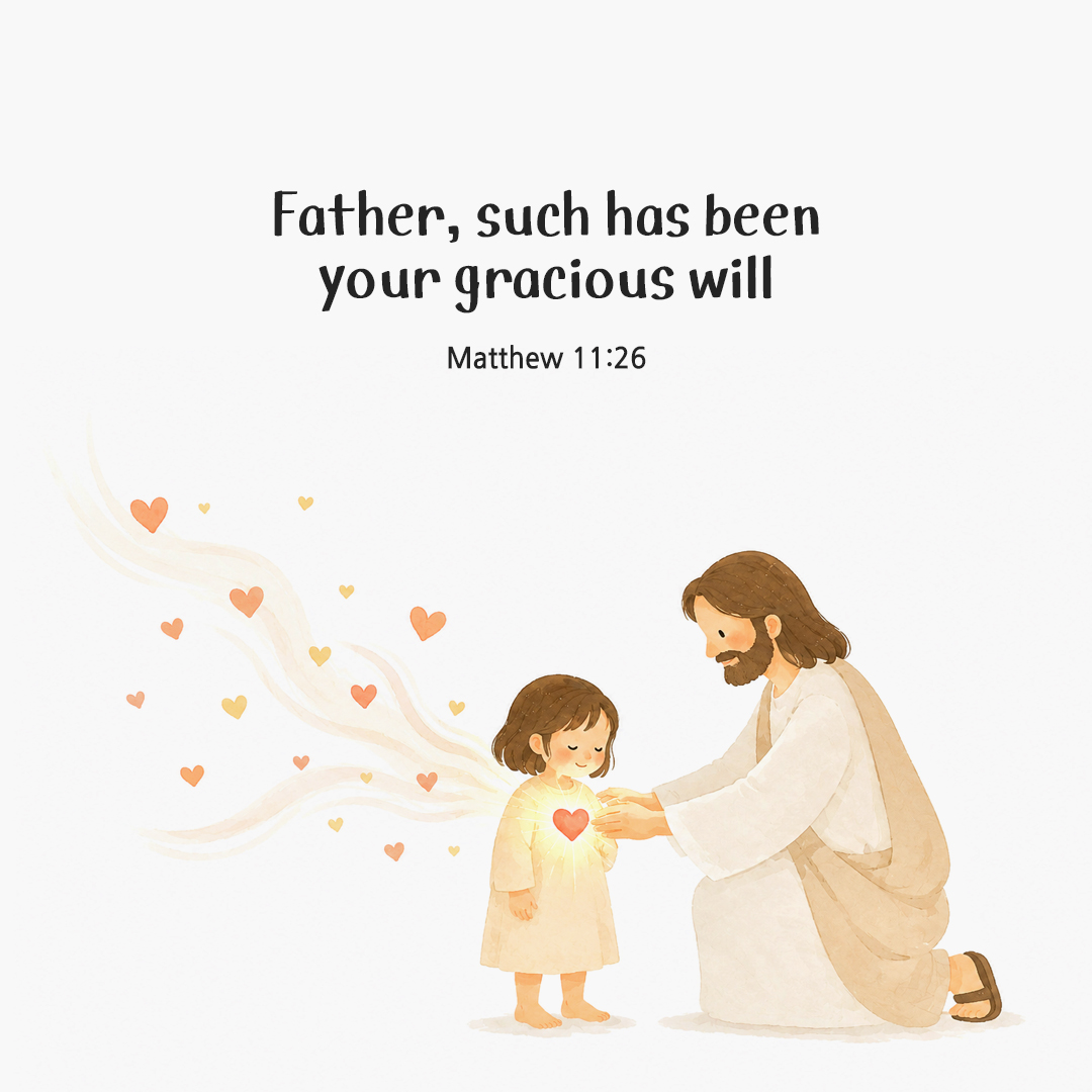 Today's Bible verse card Matthew 11:26 scripture image