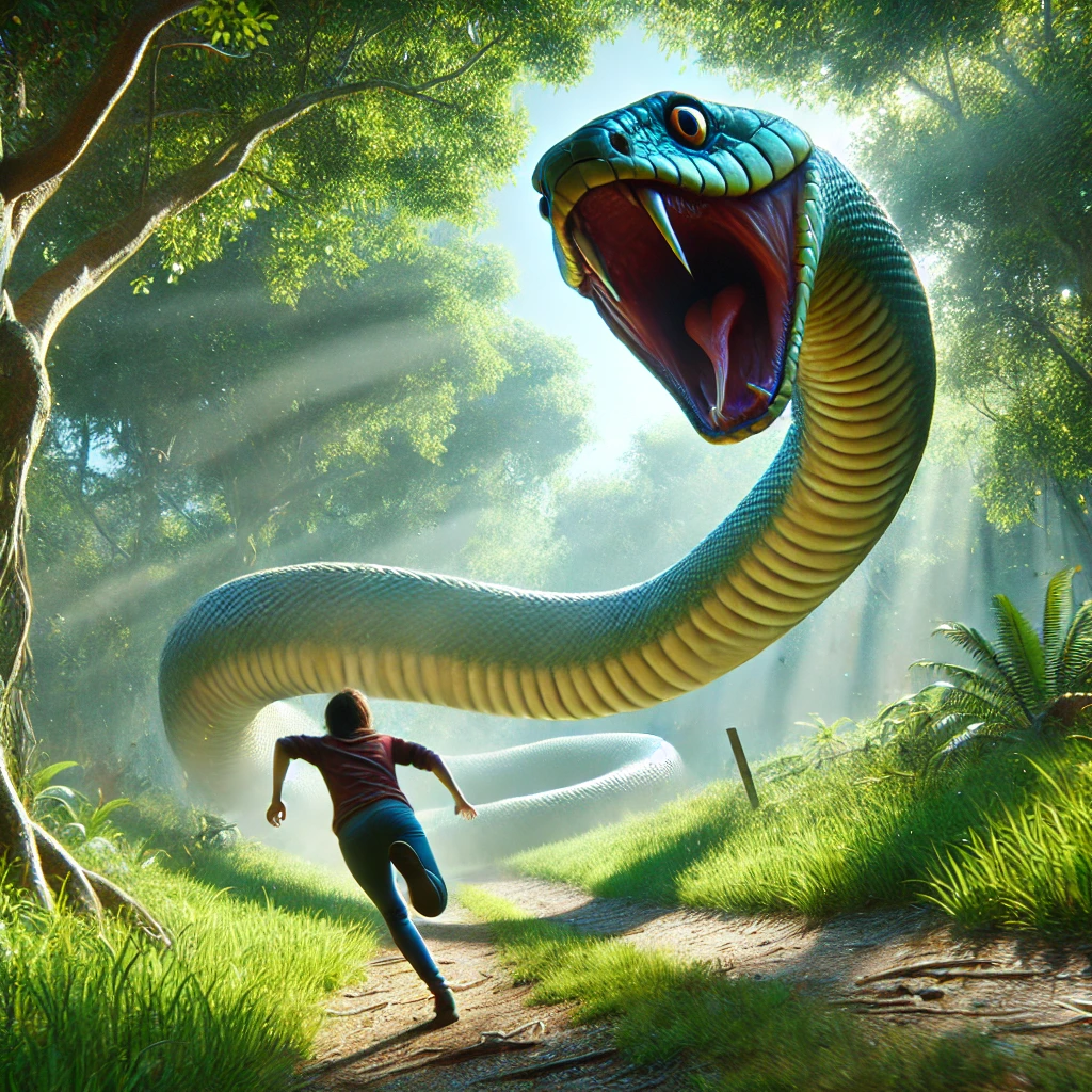 뱀이 사람을 쫓아오는 꿈