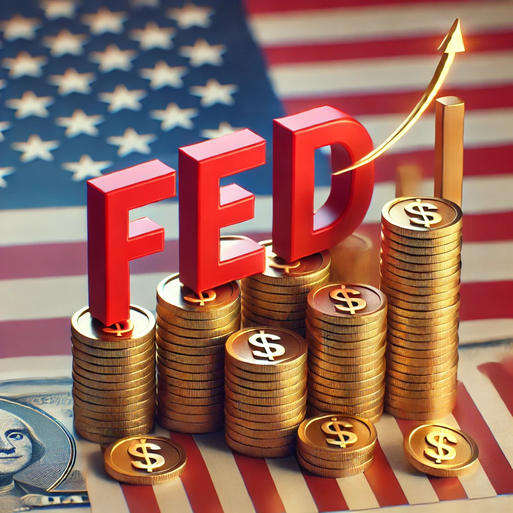 연준의 금리 인하가 미치는 영향을 보여줌